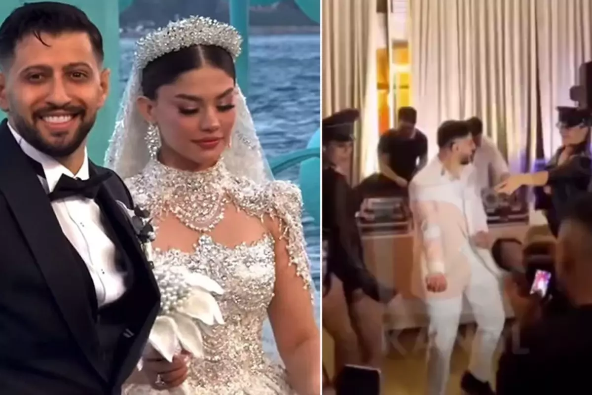 Burak Bulut ve Eda Sakız’ın düğününde yok yok! Kırbaçlı after parti şok etti