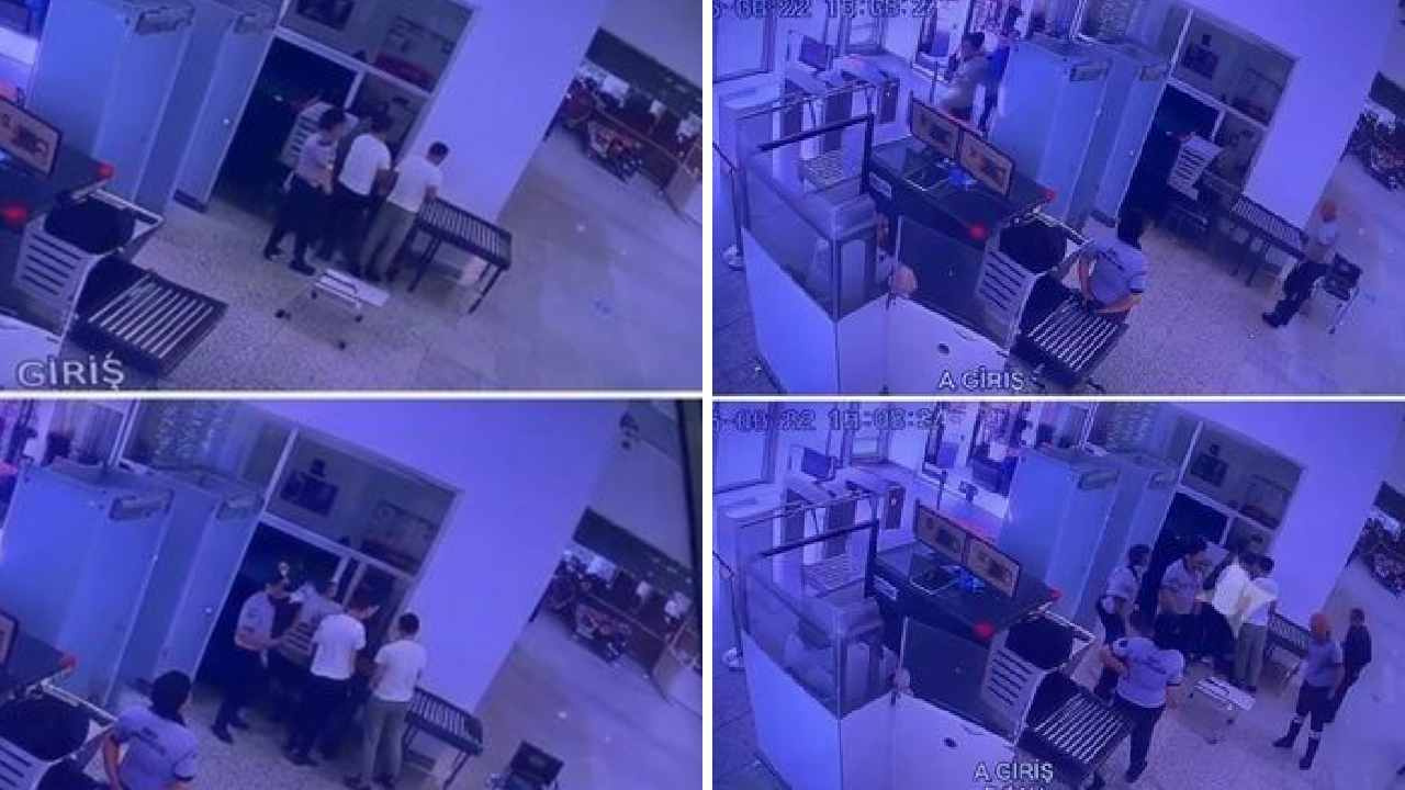 Kalem görünümlü silahla adliyeye girmek istedi! Çantasından neşter ve biber gazı da çıktı